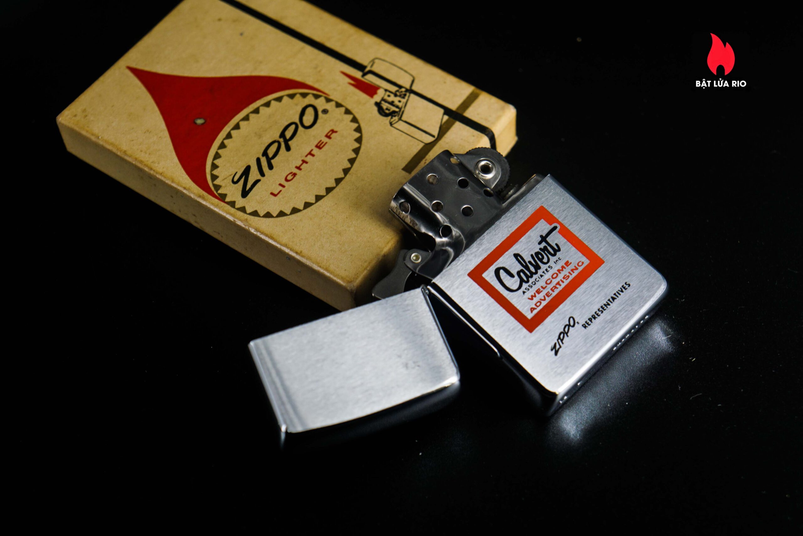 Zippo Xưa 1963 – Salesman Zippo – Calvert Associates Welcome Advertising 6
