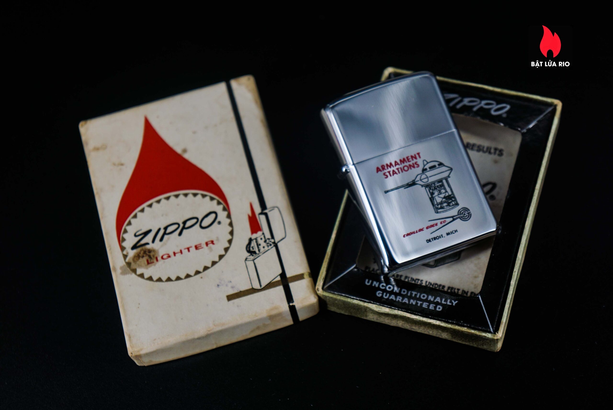 Zippo Xưa 1970 – Armament Stations - Cadillac Gage Co. 2