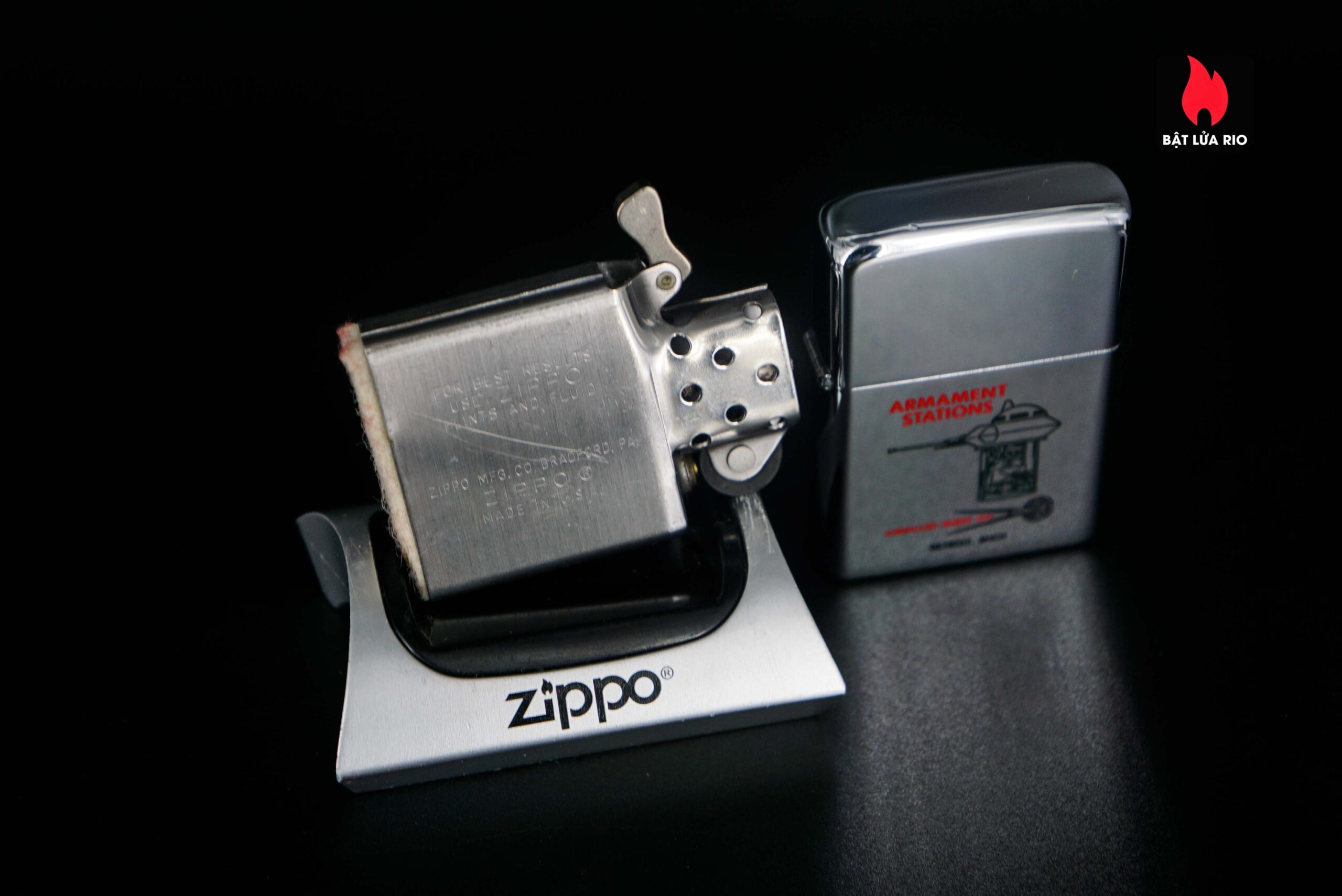 Zippo Xưa 1970 – Armament Stations - Cadillac Gage Co. 5