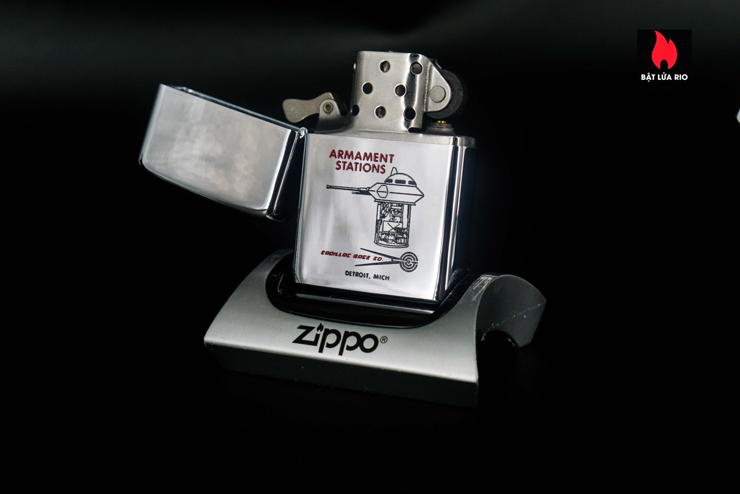 Zippo Xưa 1970 – Armament Stations - Cadillac Gage Co. 7