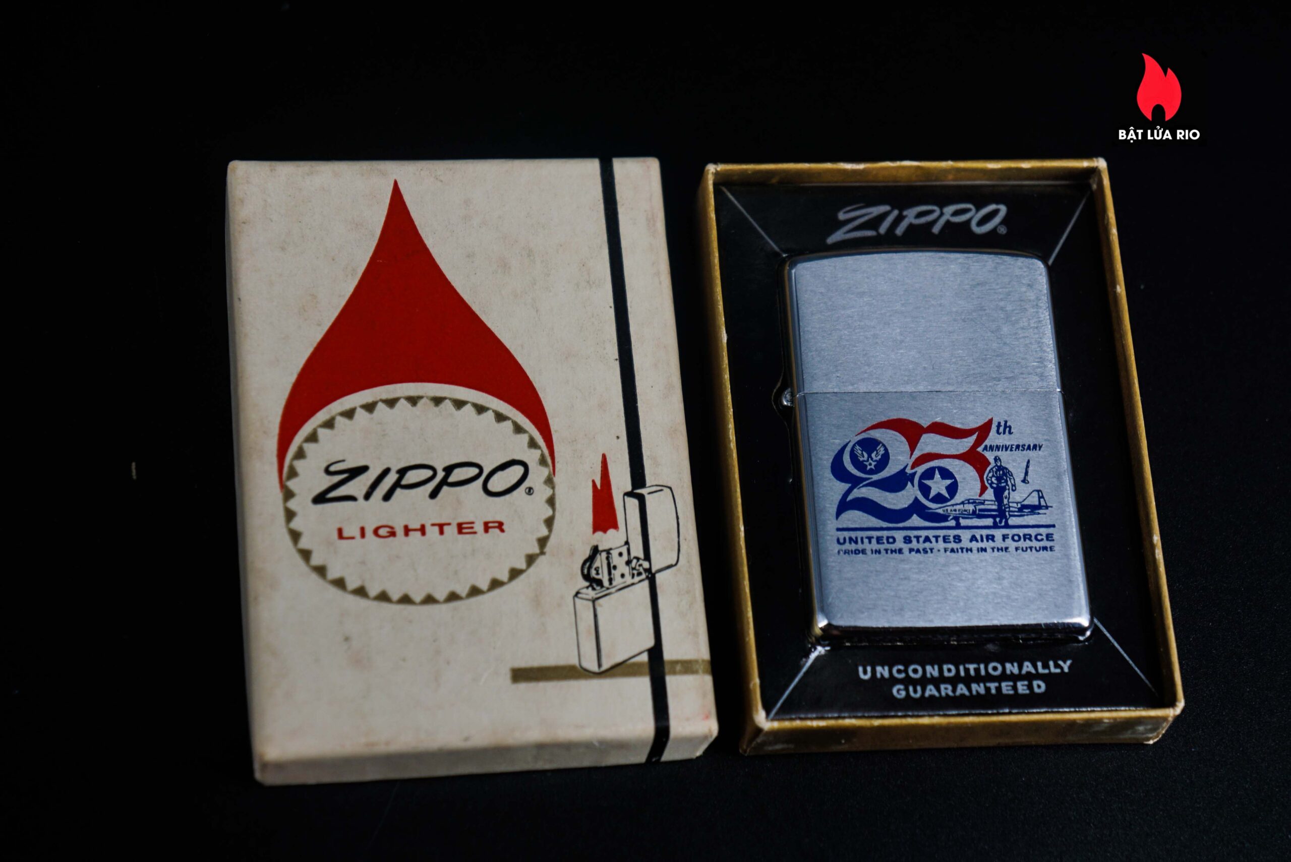 Zippo Xưa 1972 – Air Force United States 25Th Anniversary 1