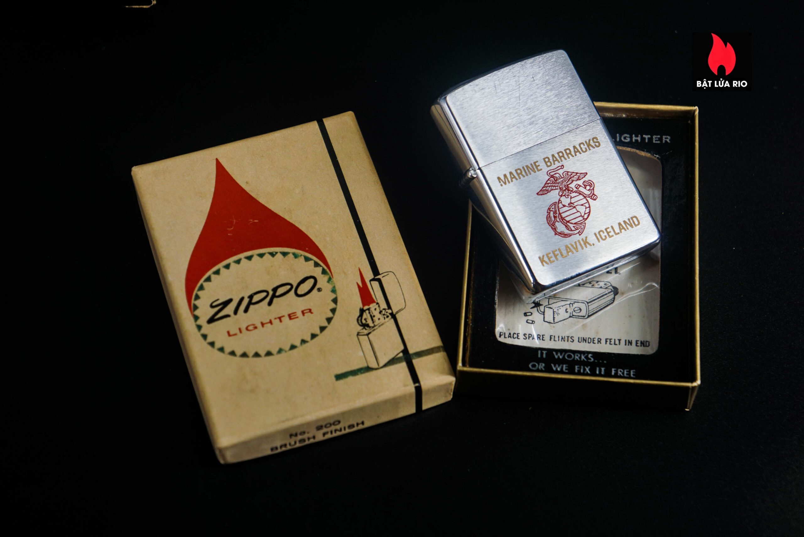 Zippo Xưa 1973 - Marine Barracks Keflavik 2