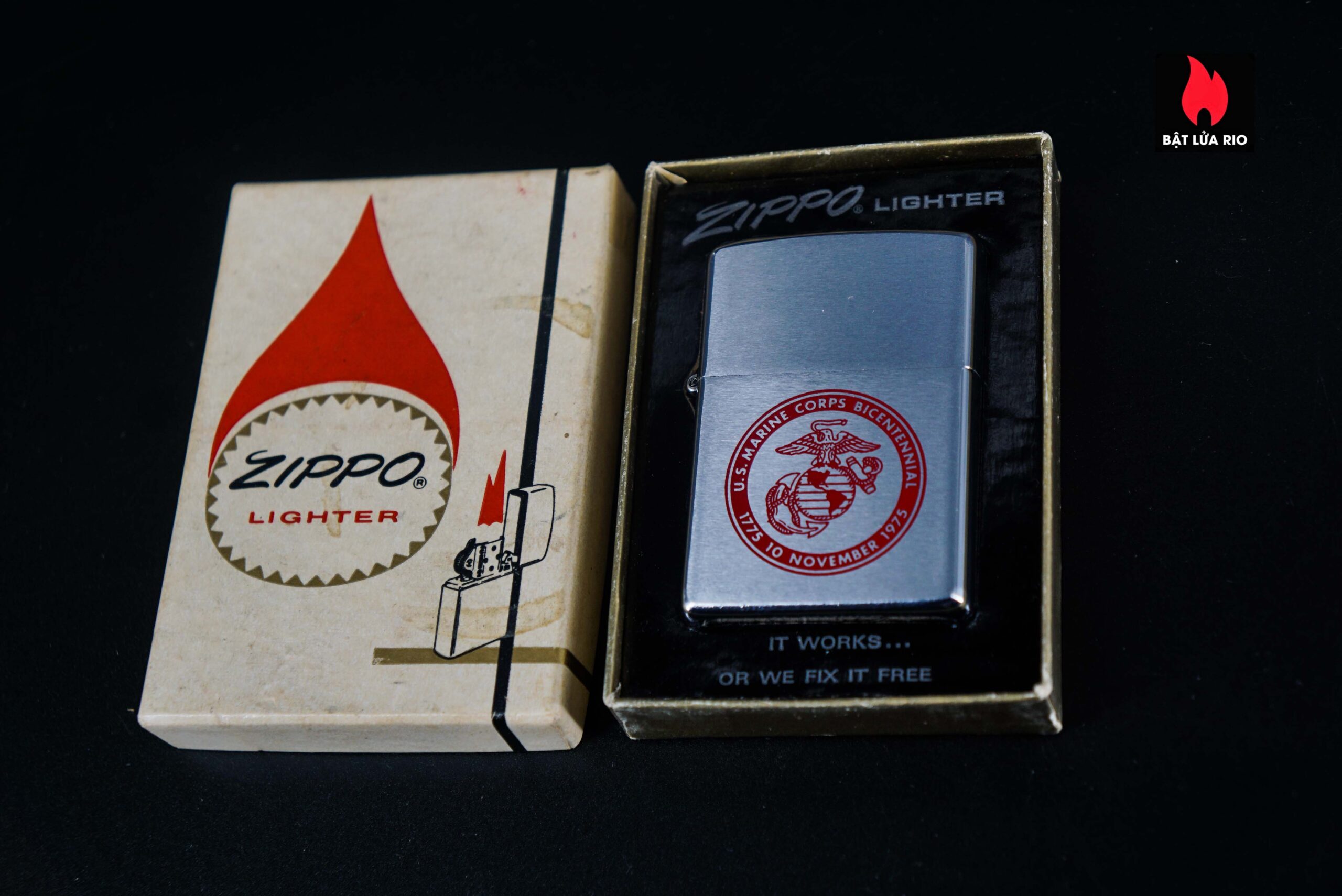 Zippo Xưa 1974 – U.S. Marine Corps Bicentennial 1