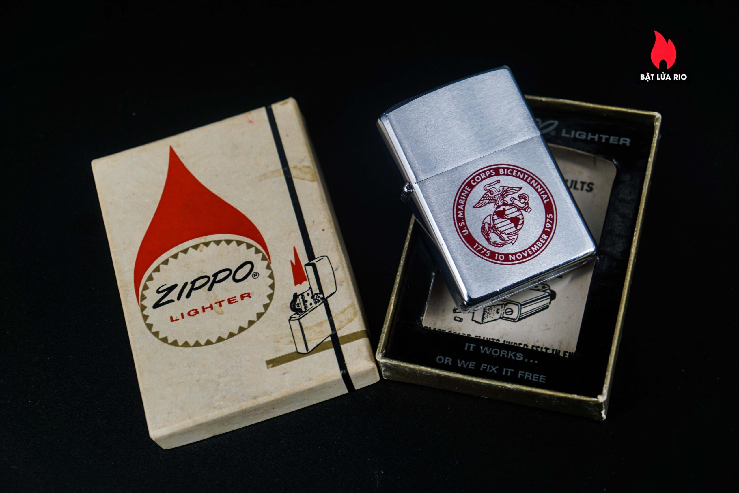 Zippo Xưa 1974 – U.S. Marine Corps Bicentennial 2