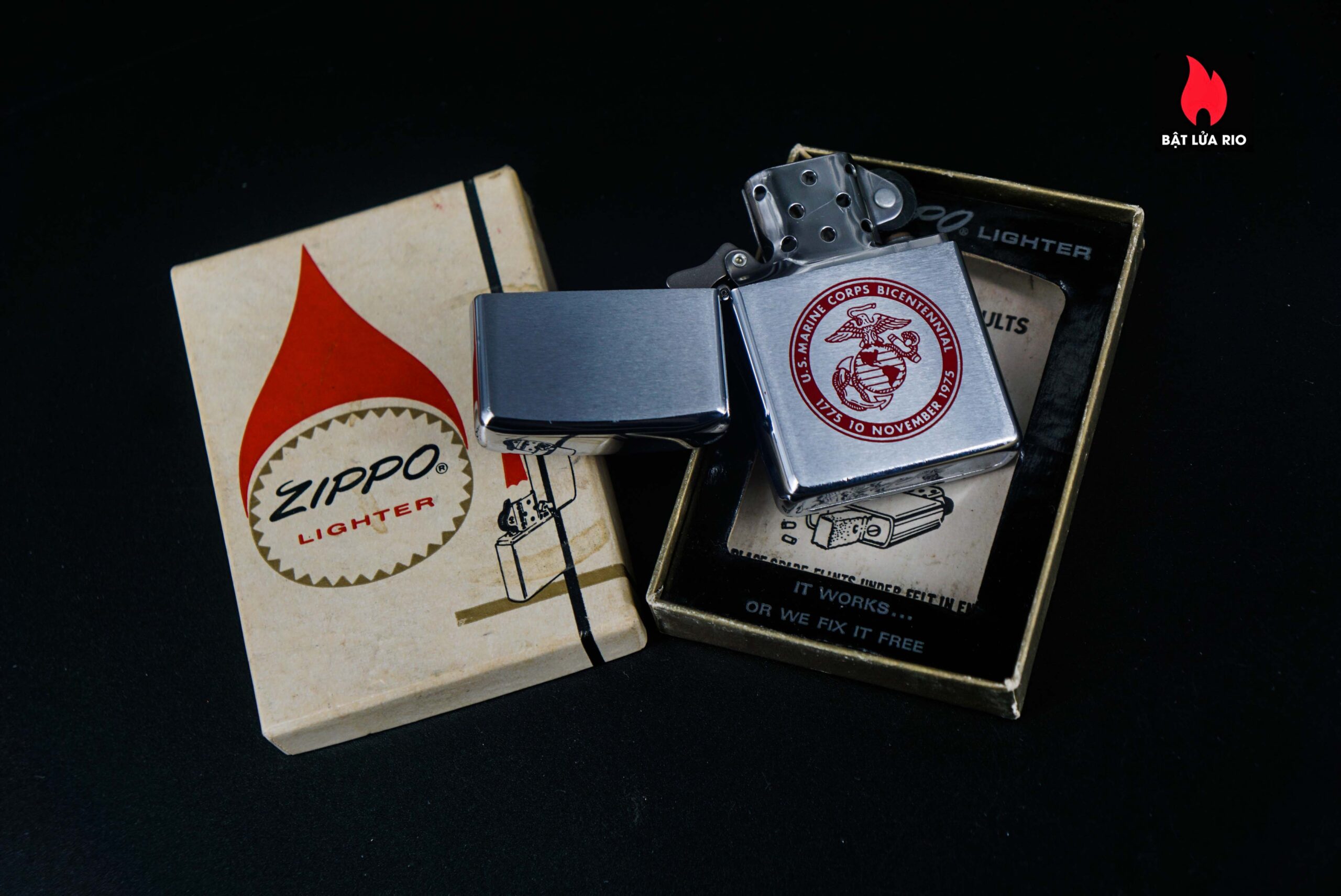Zippo Xưa 1974 – U.S. Marine Corps Bicentennial 3