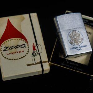 Zippo Xưa 1975 – American Embassy Paris 2