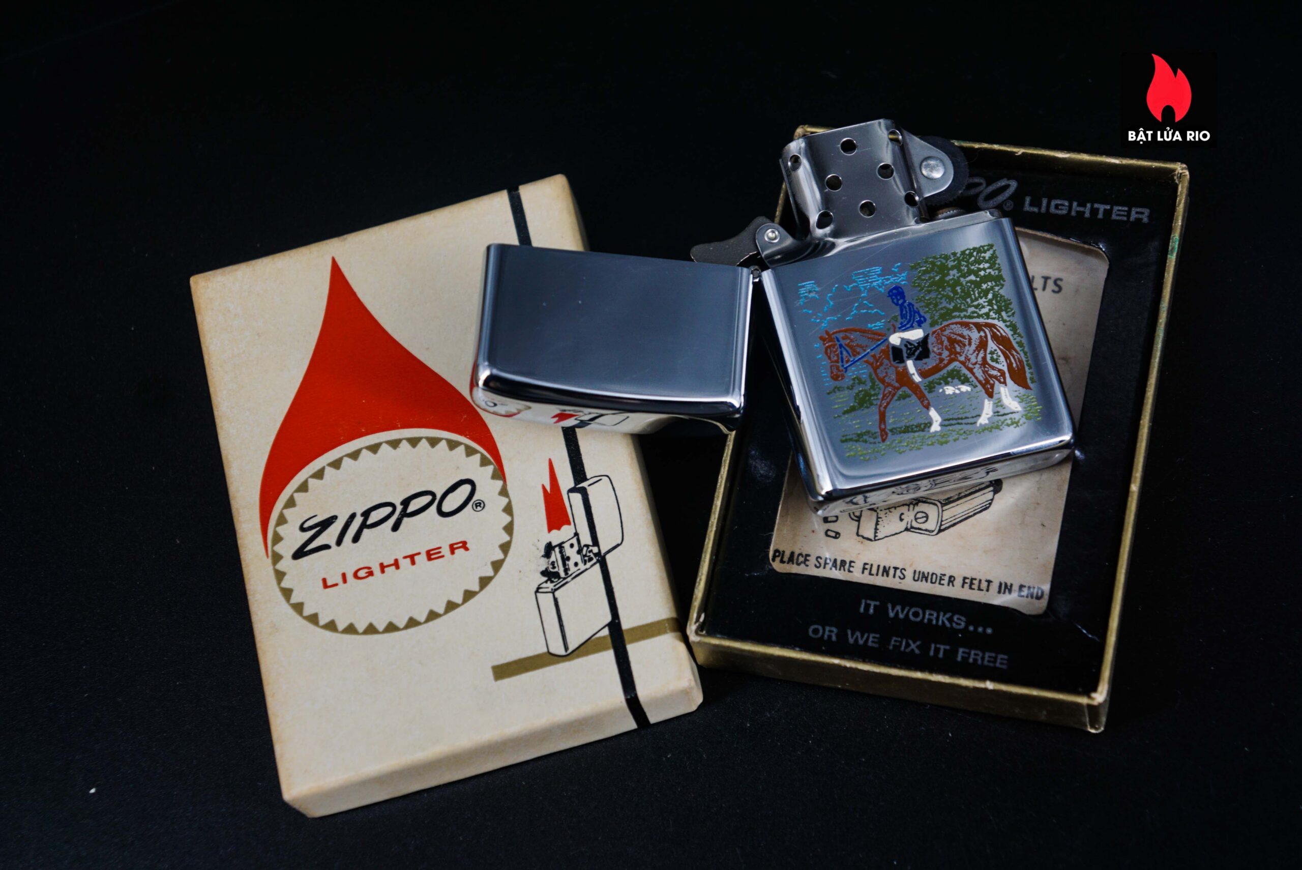 Zippo Xưa 1976 – Triple Crown 3