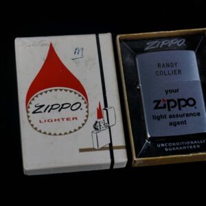 Zippo Xưa 1978 – Salesman Zippo – RANDY COLLIER Your Zippo Light Assurance Agent 1