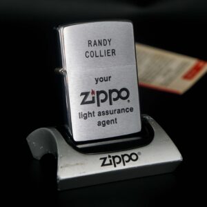 Zippo Xưa 1978 – Salesman Zippo – RANDY COLLIER Your Zippo Light Assurance Agent