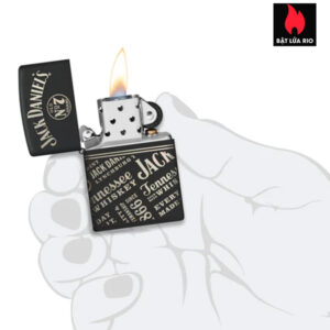 Zippo 46279 - Zippo Jack Daniel's® Logos & Slogans Laser 360° Black Matte 2