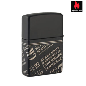 Zippo 46279 - Zippo Jack Daniel's® Logos & Slogans Laser 360° Black Matte 4