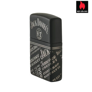 Zippo 46279 - Zippo Jack Daniel's® Logos & Slogans Laser 360° Black Matte 5