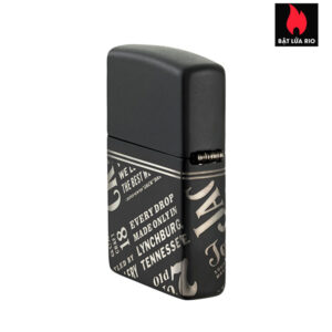 Zippo 46279 - Zippo Jack Daniel's® Logos & Slogans Laser 360° Black Matte 6
