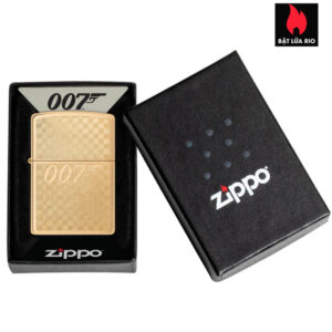 Zippo 46298 - Zippo James Bond 007™ Textured Auto Engrave Brushed Brass 3