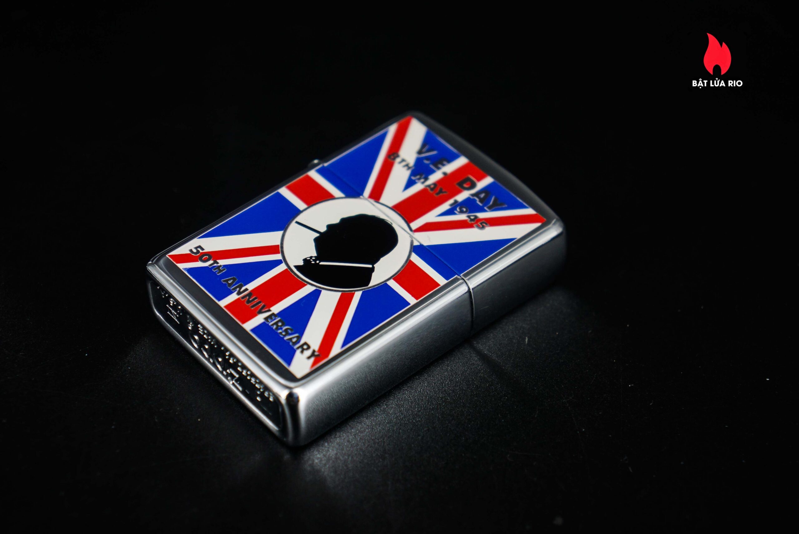 Zippo La Mã 1995 – VE Day 50th Anniversary – Winston Churchill 7