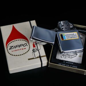 Zippo Xưa 1962 – McDonald & Associates Advertising - Town & Country 2