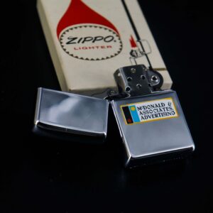 Zippo Xưa 1962 – McDonald & Associates Advertising - Town & Country 7