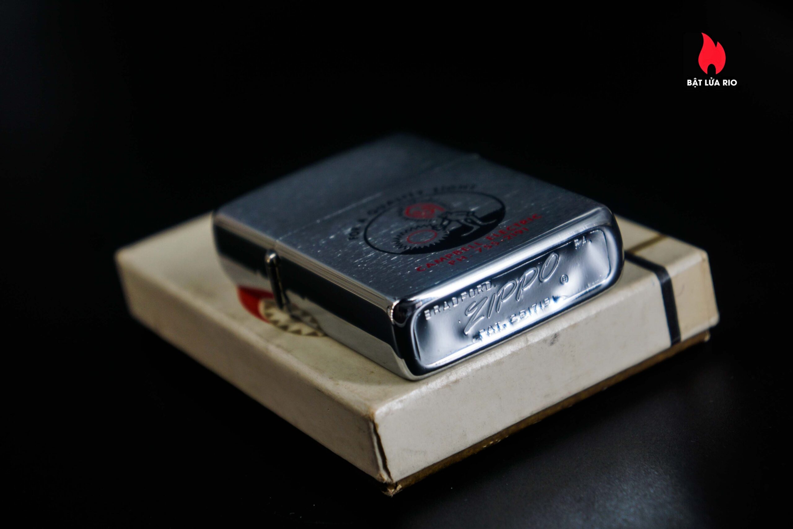 Zippo Xưa 1965 – Campbell Electric FOR A QUALITY LIGHT 5