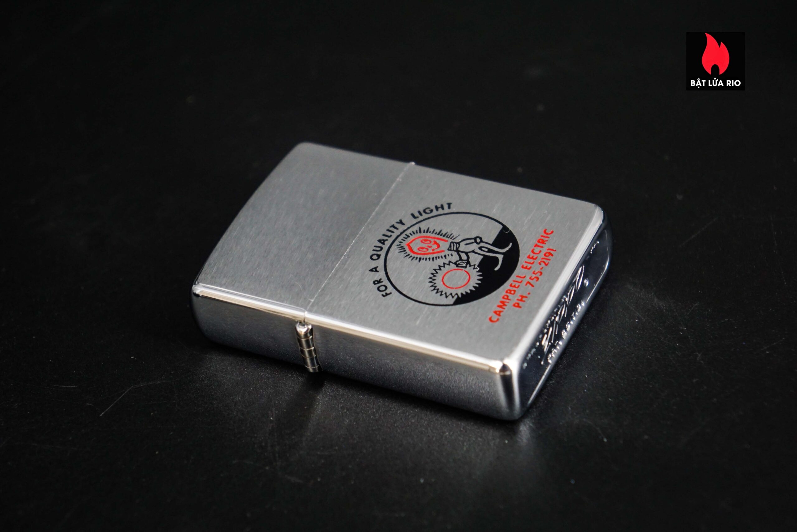 Zippo Xưa 1965 – Campbell Electric FOR A QUALITY LIGHT 7