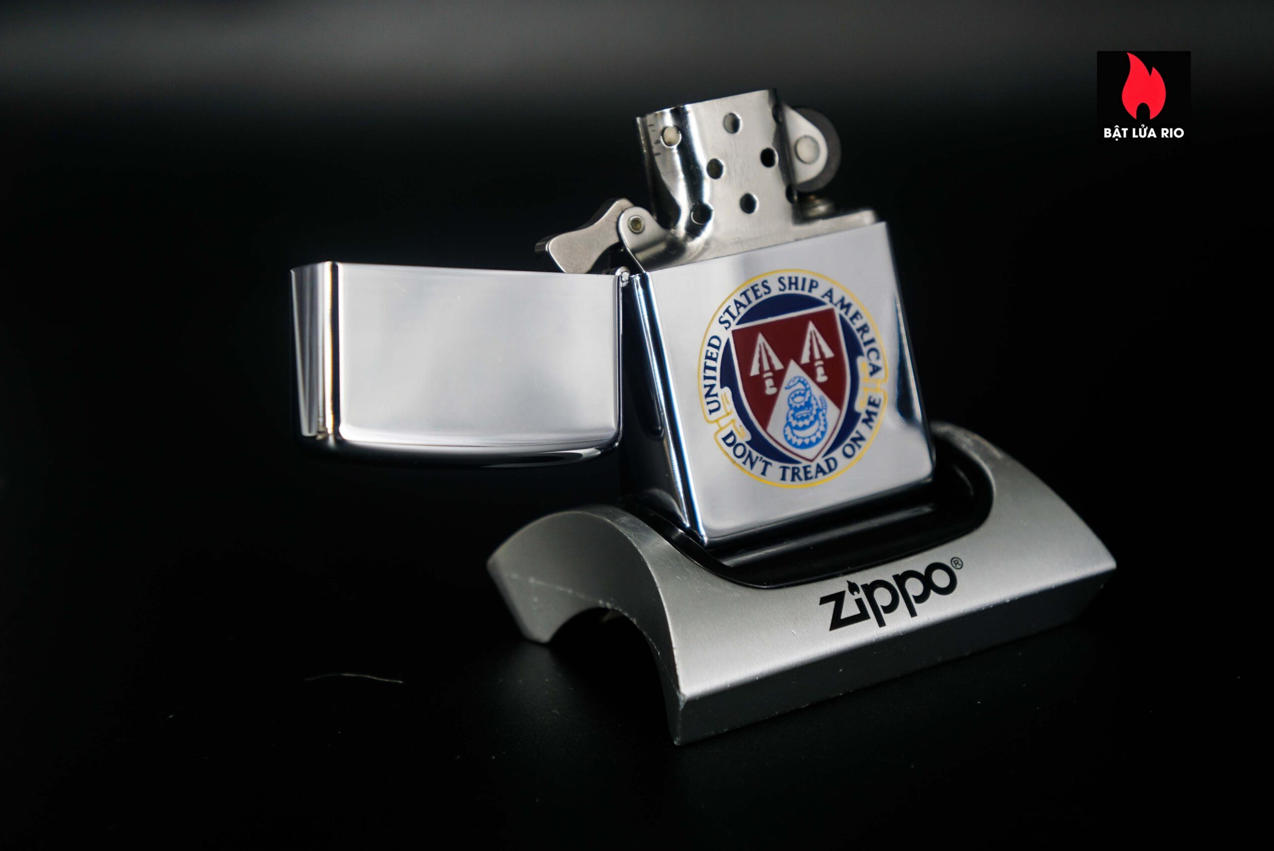 Zippo Xưa 1968 – United States Ship America – Don’t Tread On Me – USS America CVA 66 11