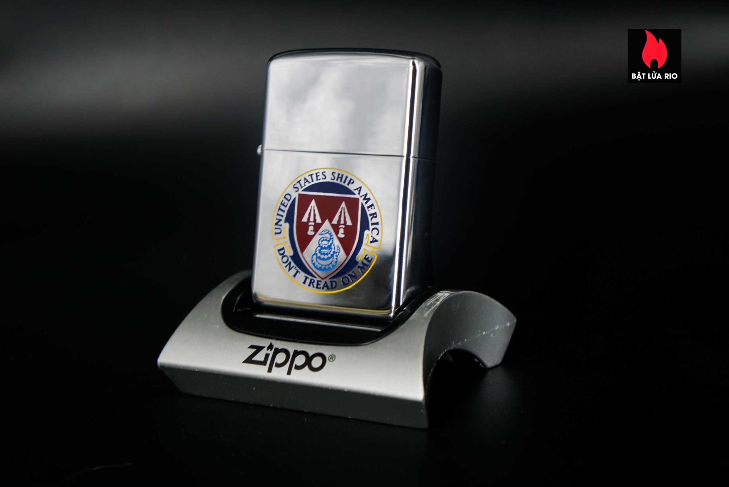 Zippo Xưa 1968 – United States Ship America – Don’t Tread On Me – USS America CVA 66 12