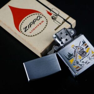 Zippo Xưa 1977 – Hunter & Dog – Sport Serries 4