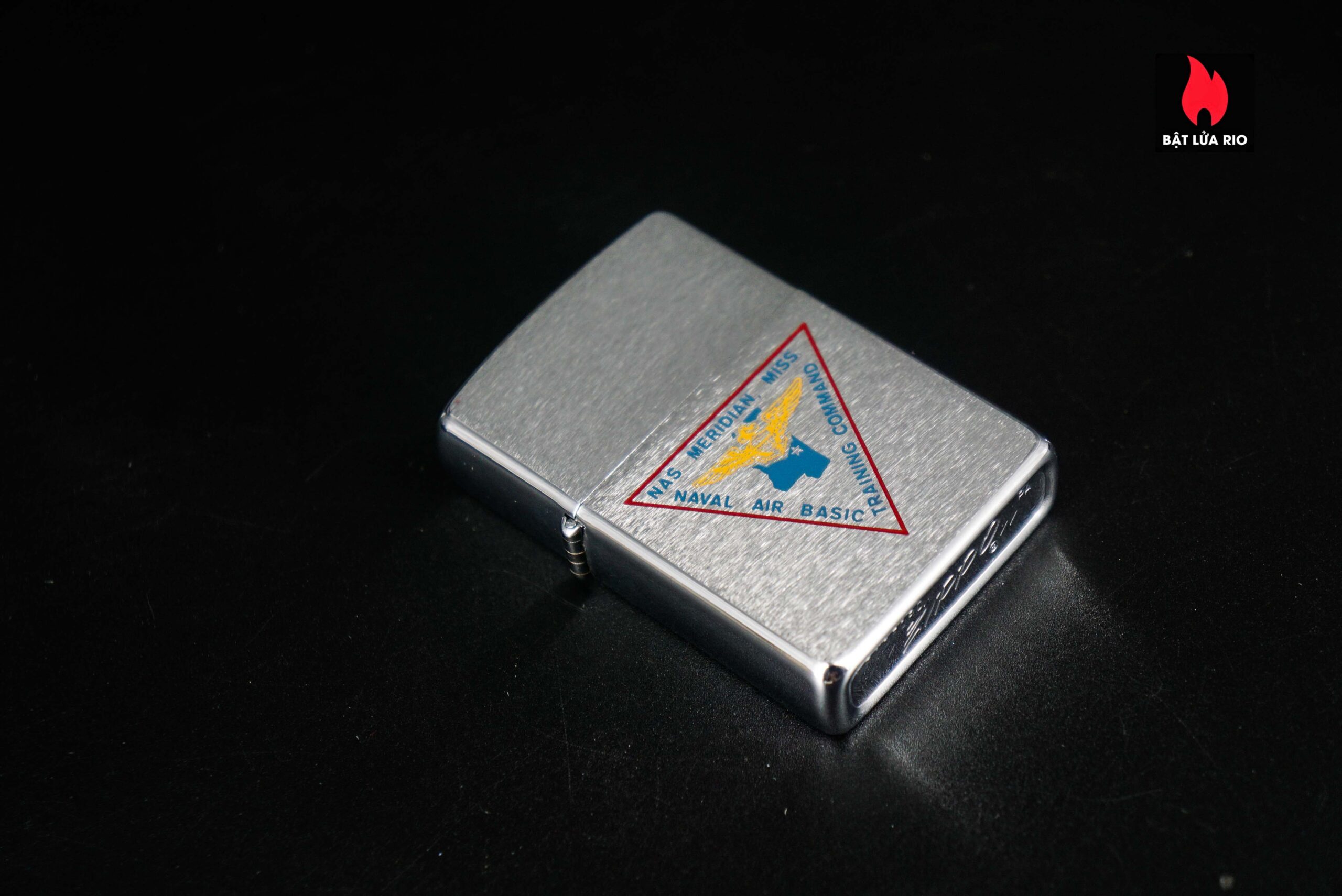 Zippo Xưa 1977 – Nas Meridian Miss. Training Command Naval Air Basic Training 6