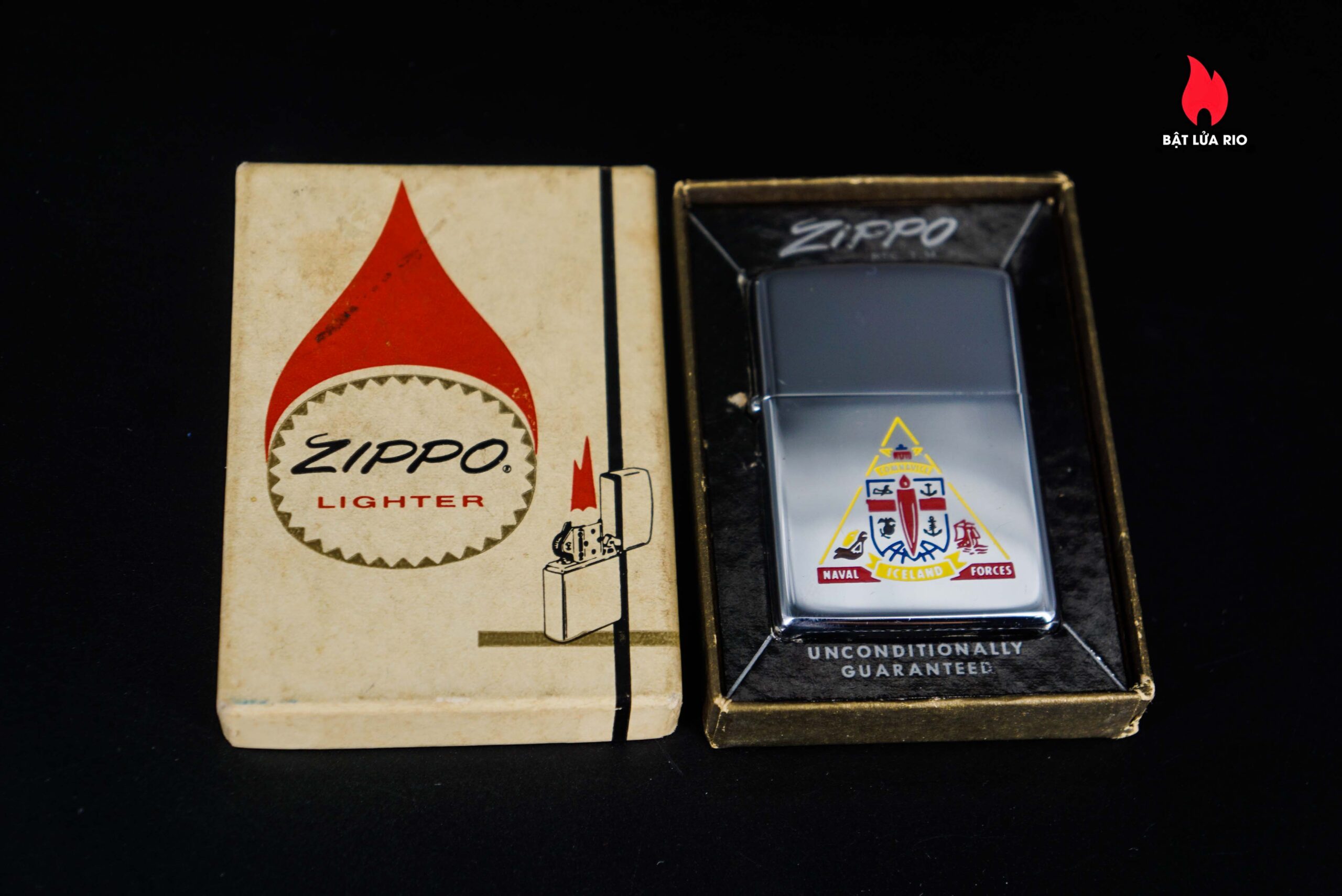 Zippo Xưa 1977 – Naval Forces Iceland 2 Zippo Xưa 1977 – Naval Forces Iceland 1