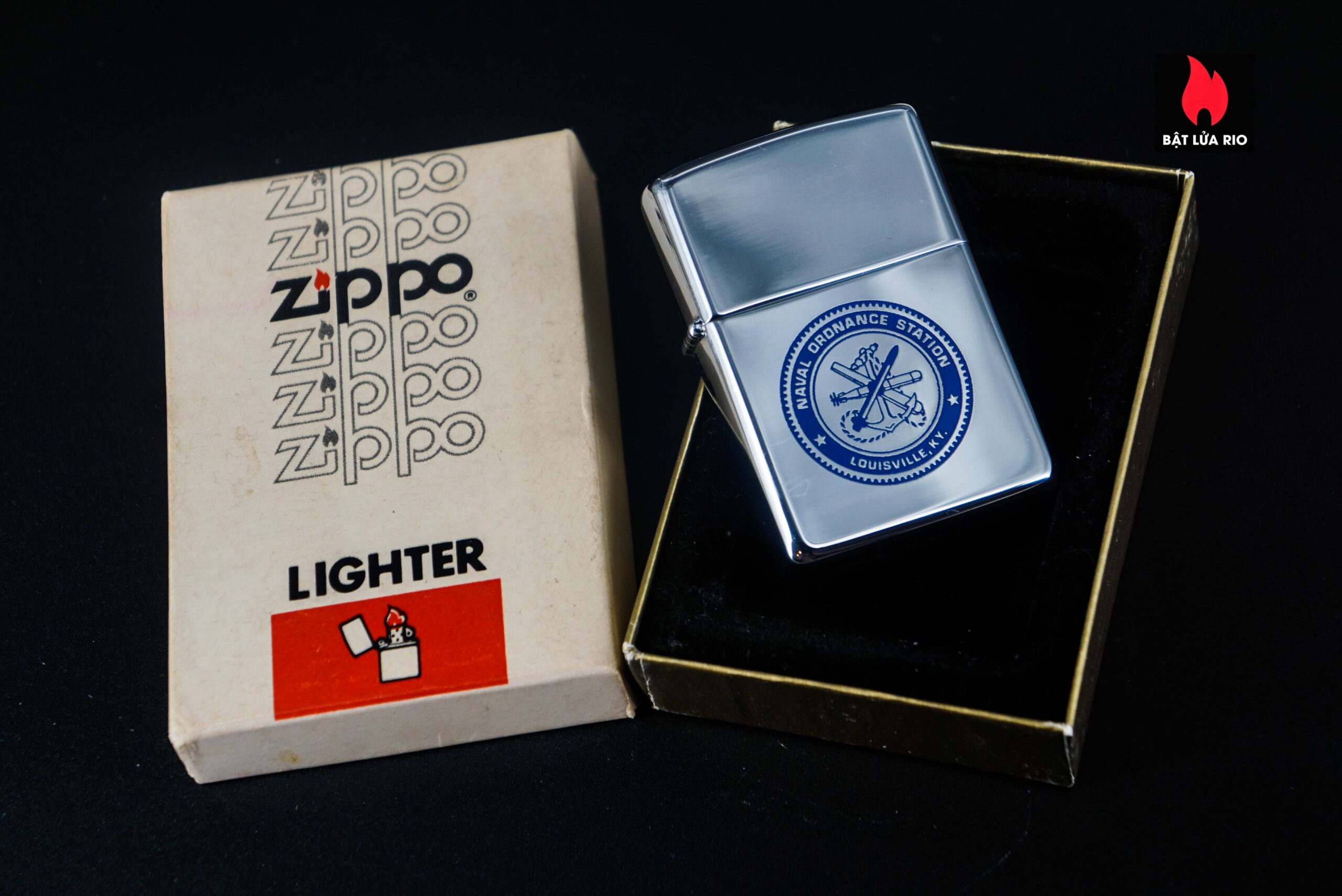 Zippo Xưa 1980 – Naval Ordnance Station Louisville 1