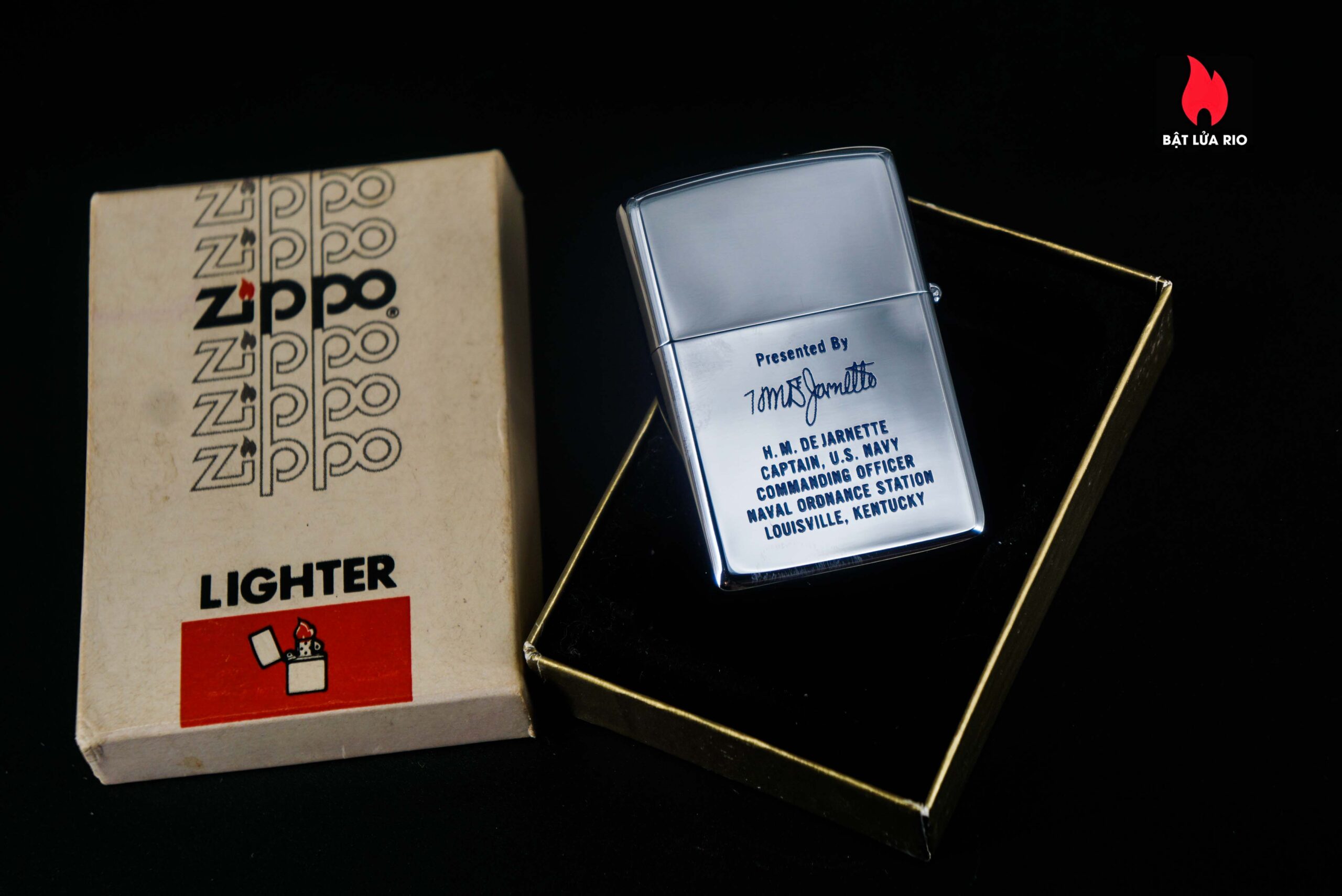 Zippo Xưa 1980 – Naval Ordnance Station Louisville 2