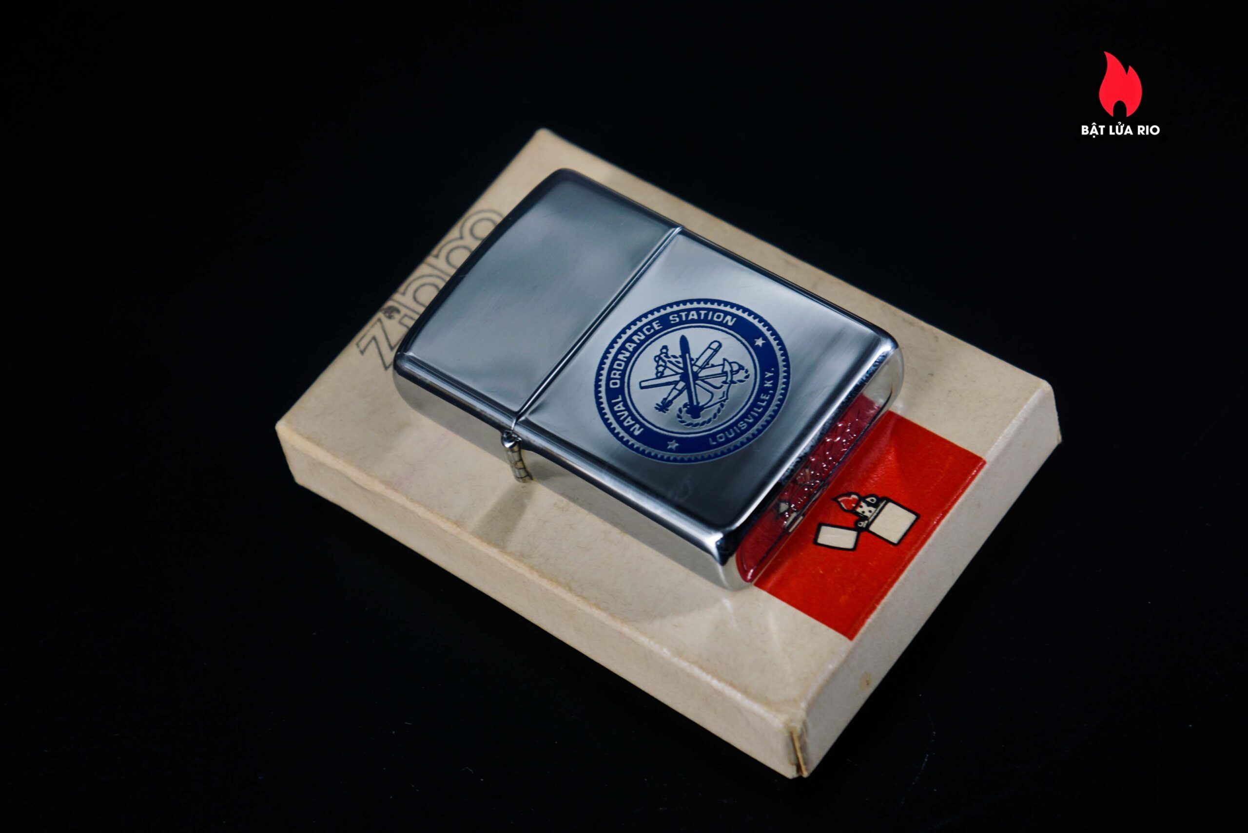Zippo Xưa 1980 – Naval Ordnance Station Louisville 3