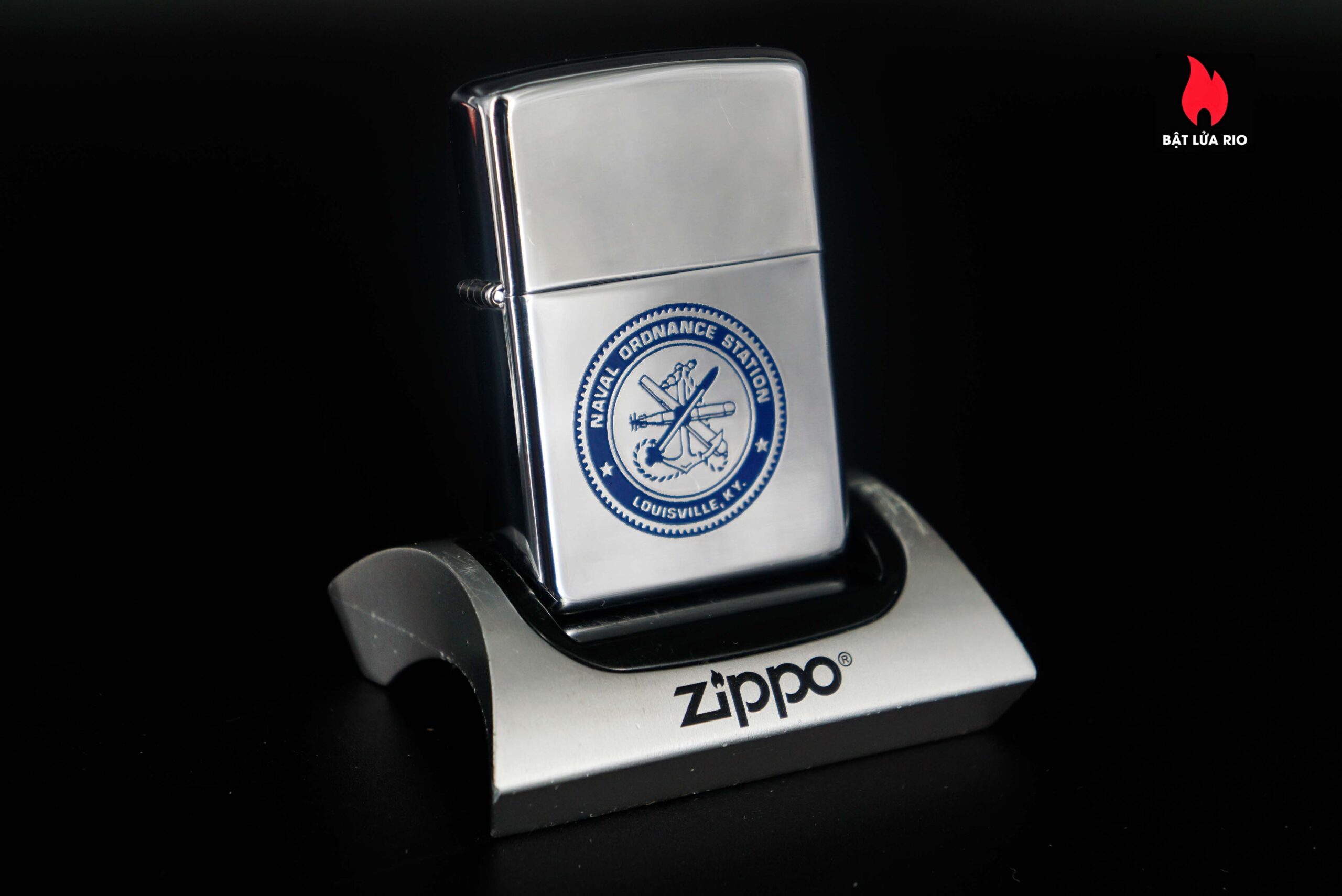 Zippo Xưa 1980 – Naval Ordnance Station Louisville