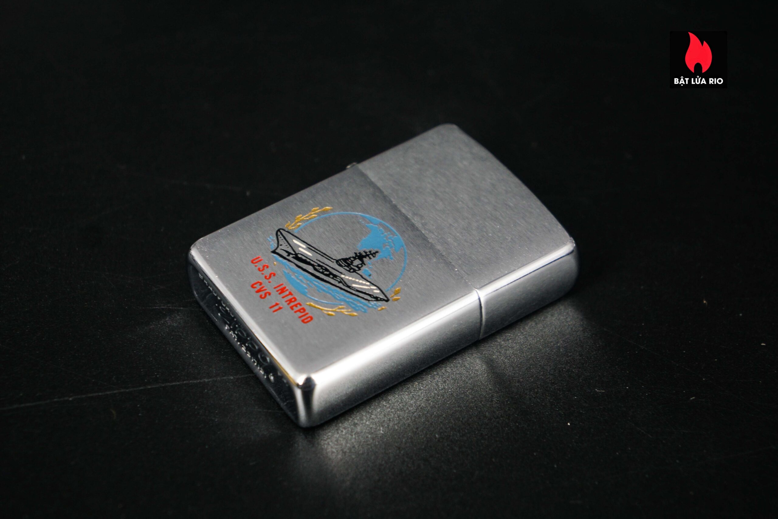 Zippo Xưa 1964 – USS Intrepid CV-11 – Cũ 1