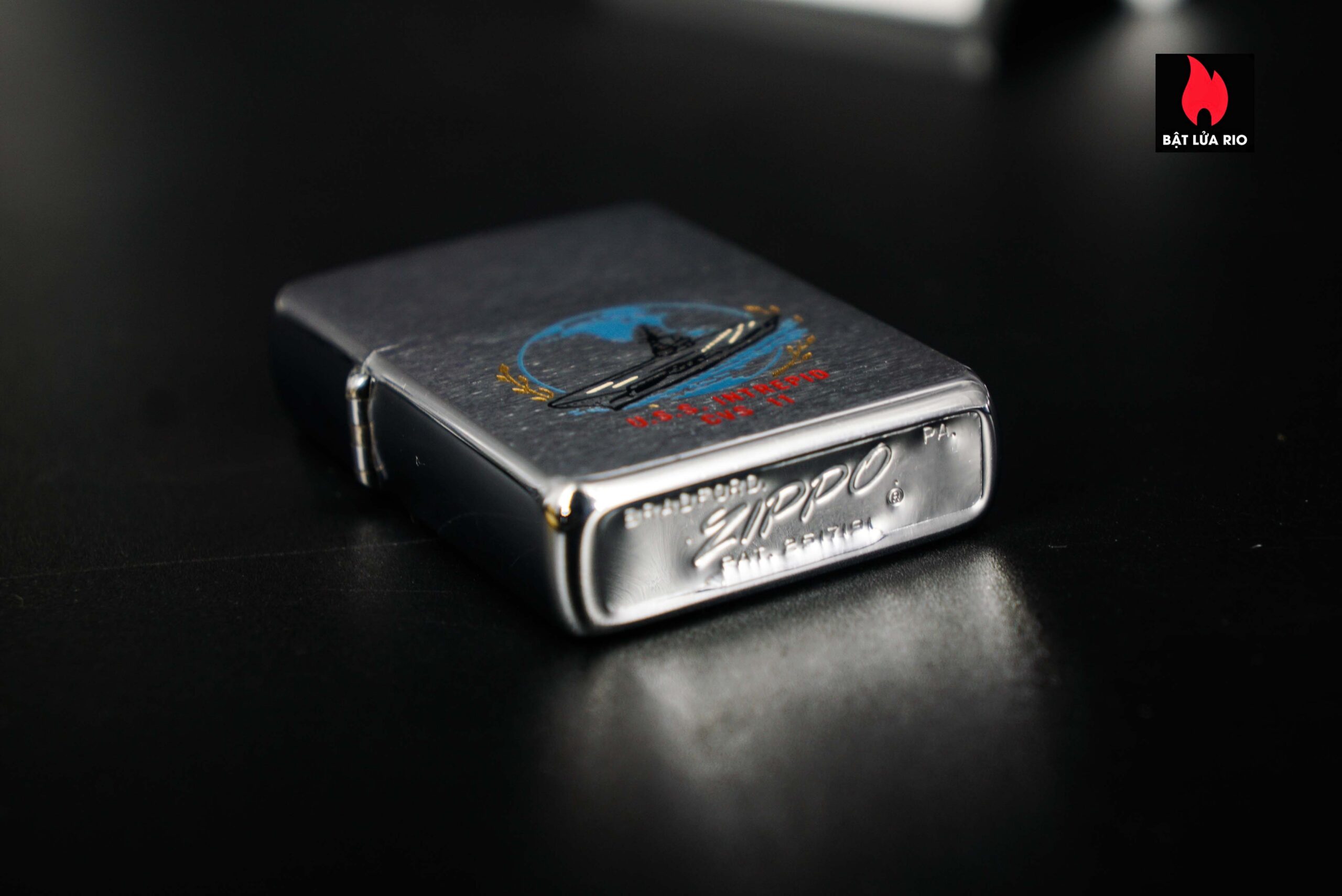 Zippo Xưa 1964 – USS Intrepid CV-11 – Cũ 2