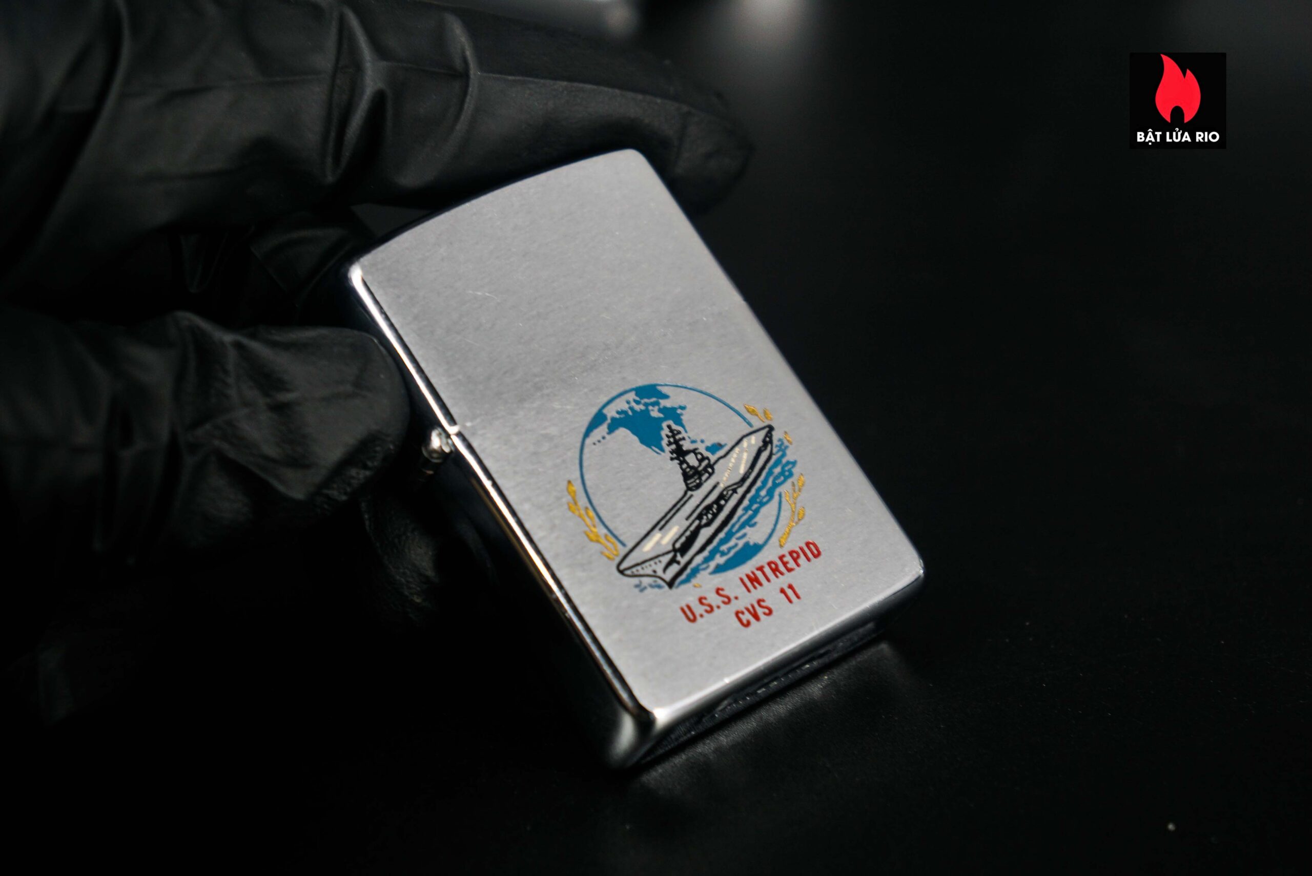 Zippo Xưa 1964 – USS Intrepid CV-11 – Cũ 4