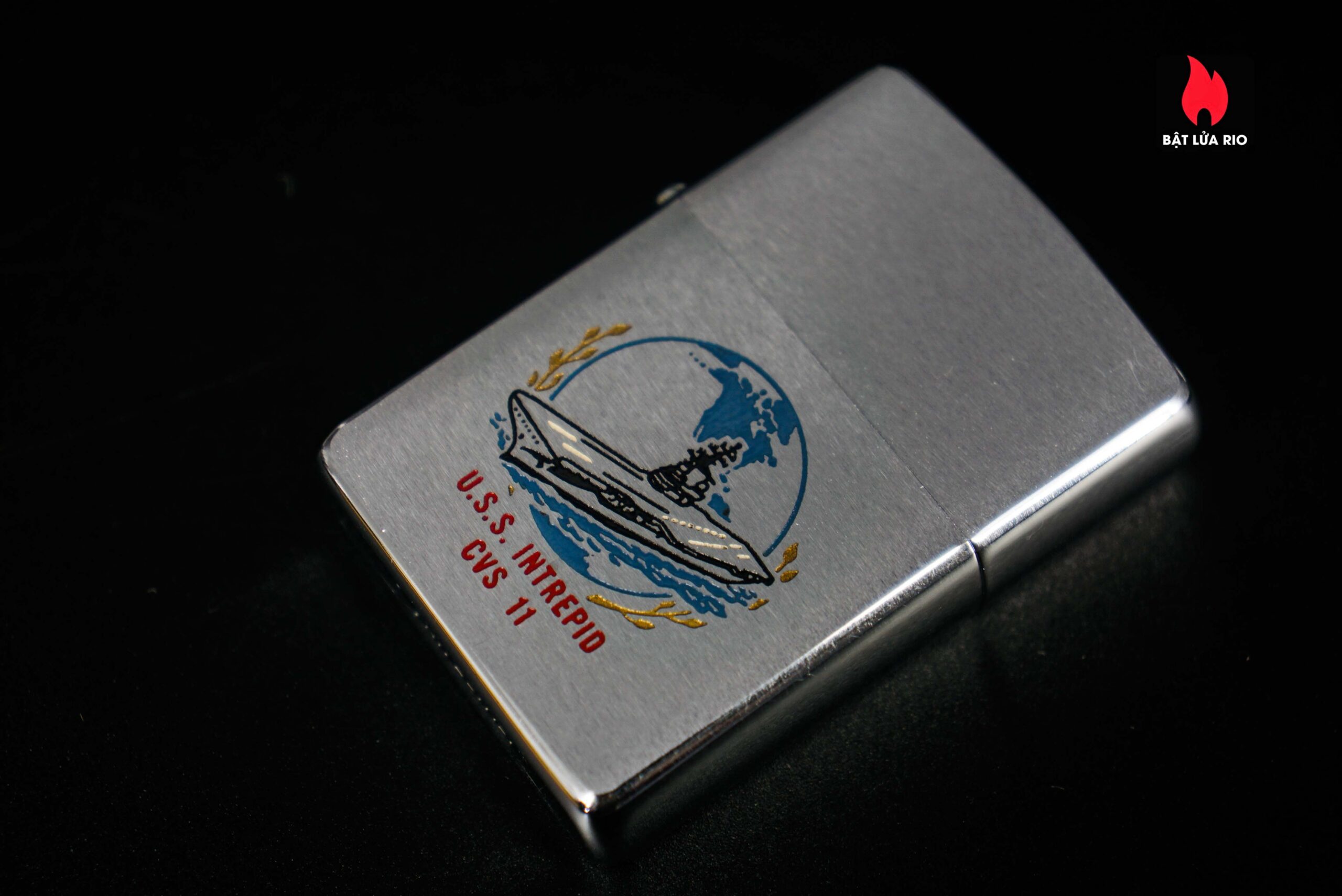 Zippo Xưa 1964 – USS Intrepid CV-11 – Cũ 7