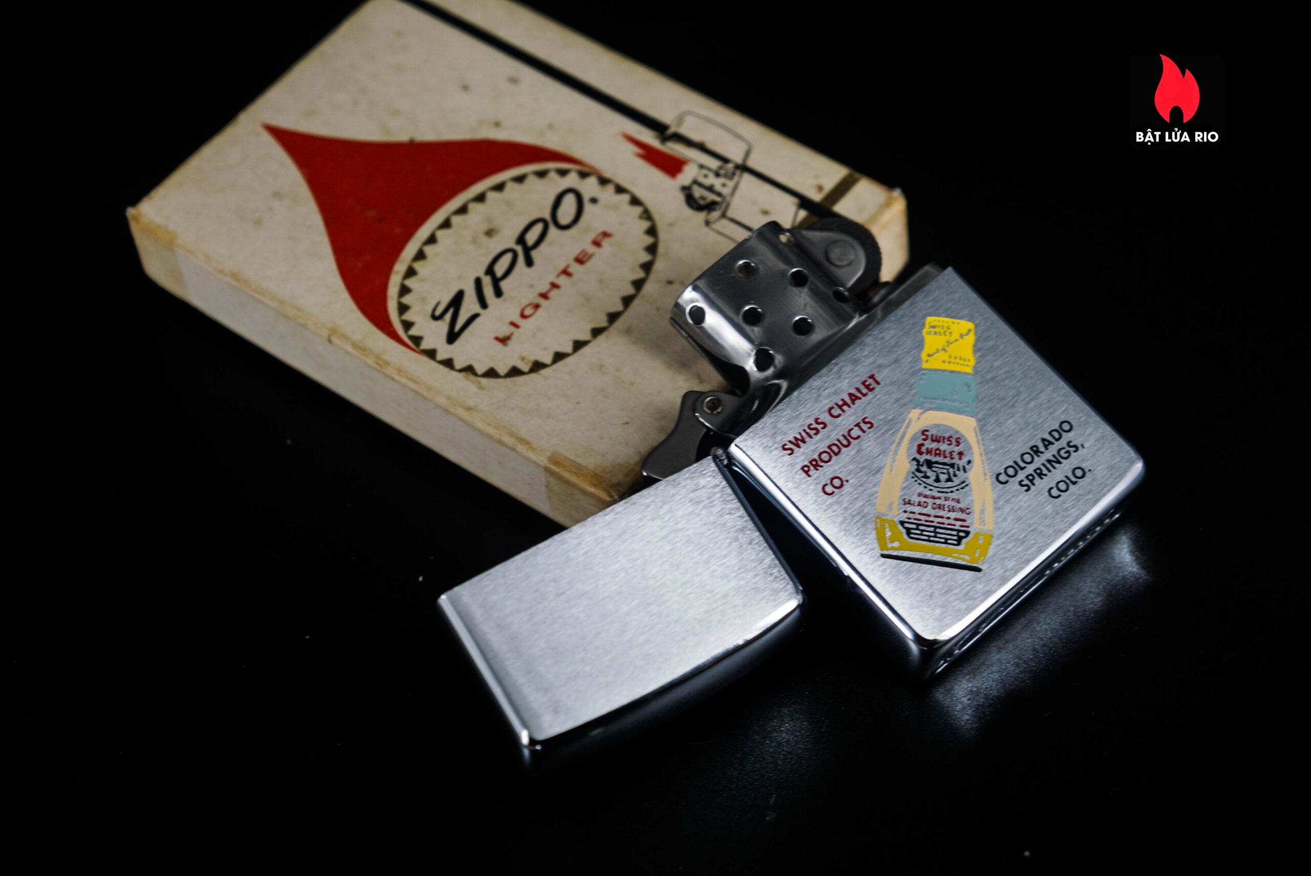 Zippo Xưa 1965 – Swiss Chalet Products Co 5