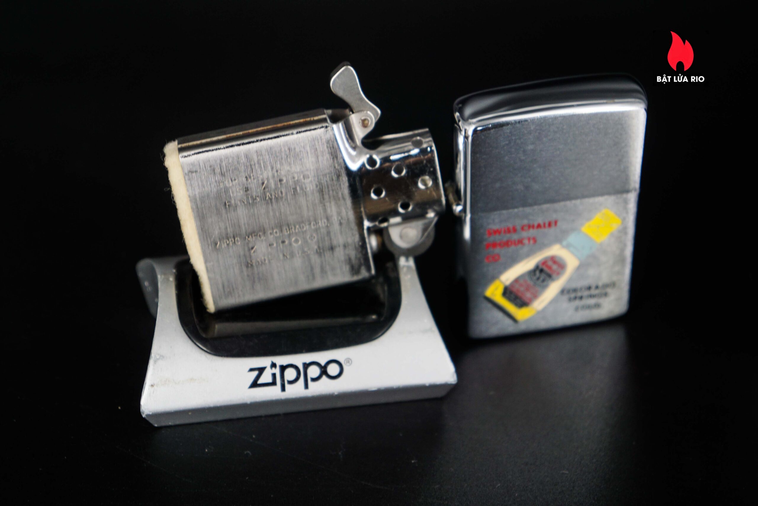 Zippo Xưa 1965 – Swiss Chalet Products Co 7