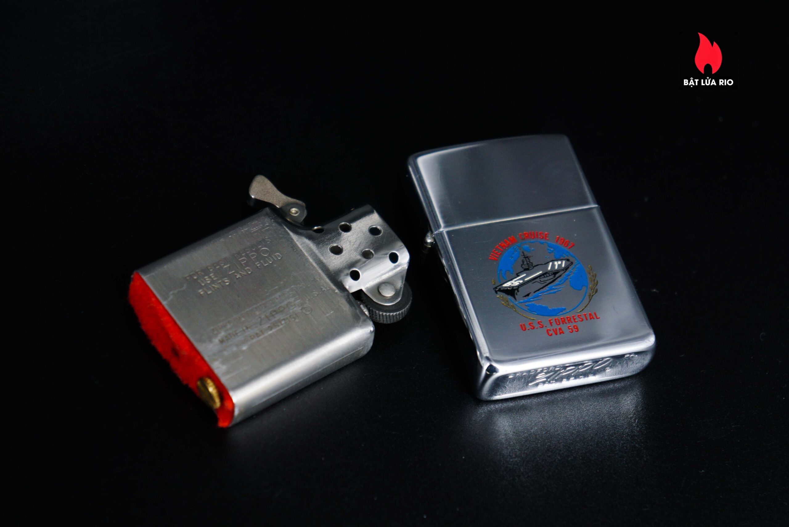 Zippo Xưa 1967 – VietNam War – VietNam Cruise 1967 – USS Forrestal CVA-59 – Tonkin Gulf 5 Zippo Xưa 1967 – VietNam War – VietNam Cruise 1967 – USS Forrestal CVA-59 – Tonkin Gulf 13