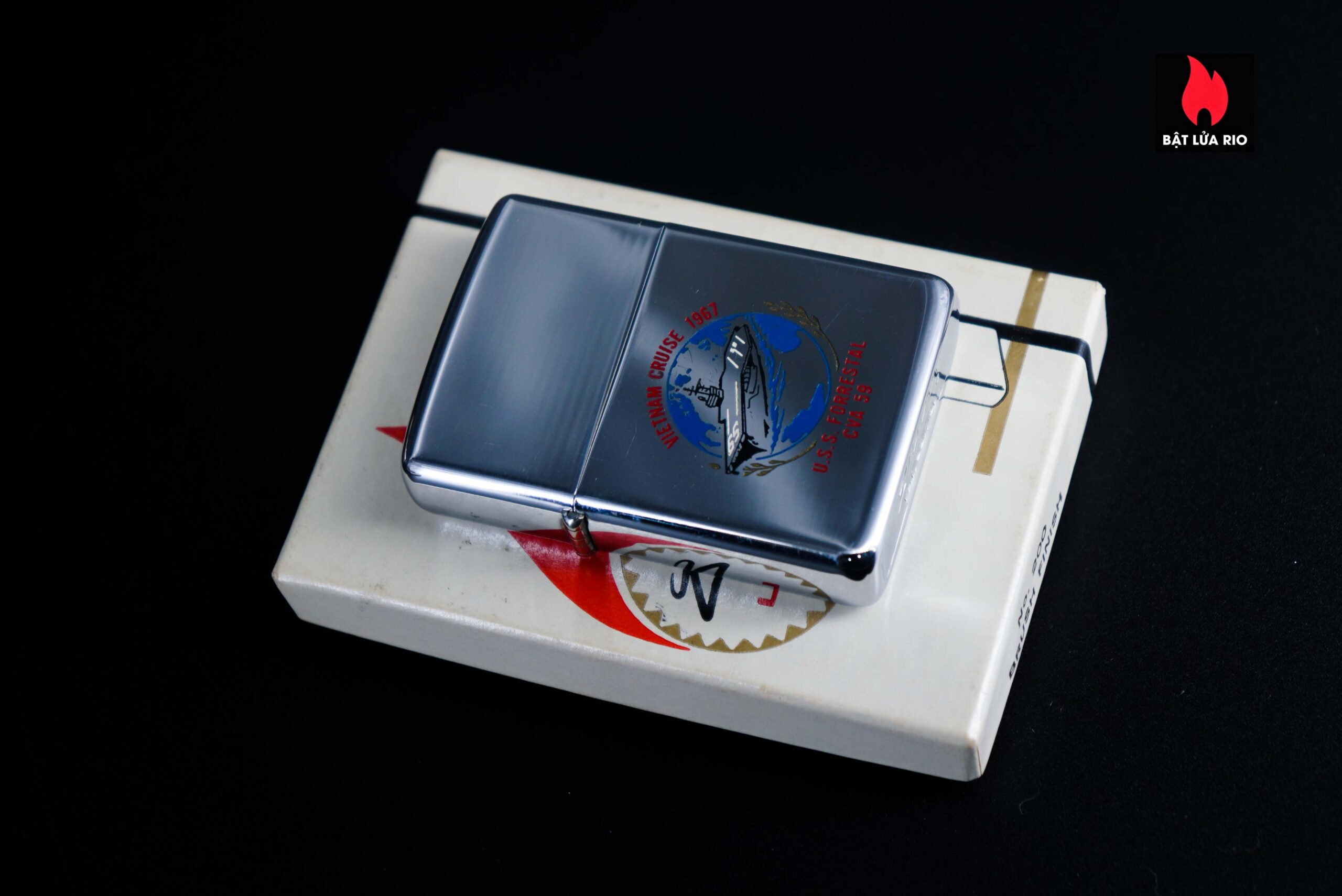 Zippo Xưa 1967 – VietNam War – VietNam Cruise 1967 – USS Forrestal CVA-59 – Tonkin Gulf 14 Zippo Xưa 1967 – VietNam War – VietNam Cruise 1967 – USS Forrestal CVA-59 – Tonkin Gulf 4