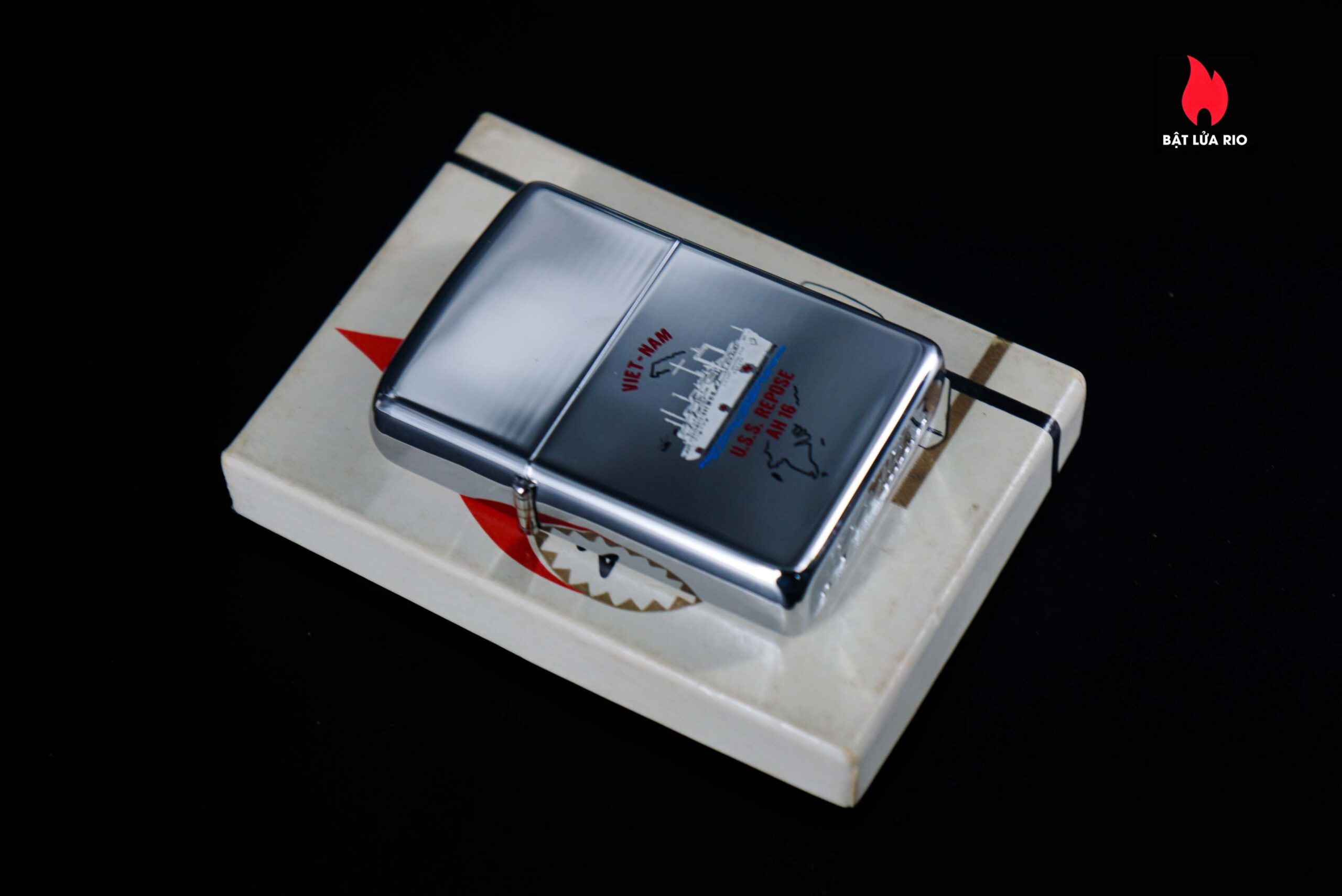 Zippo Xưa 1968 – VietNam War – USS Repose (AH-16) 4