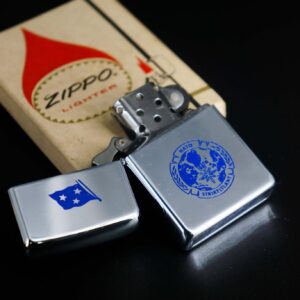 Zippo Xưa 1970 – Nato Strikfltlanta – G.E. MILLER Vice Admiral U.S. Navy Commander STRIKFLTLANT - Ảnh 2
