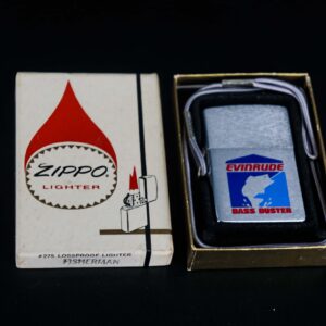 Zippo Xưa 1973 – LossProof – Evinrude Bass Buster 1
