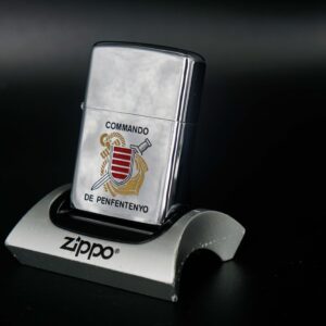 Zippo Xưa 1977 – French Navy Force Commando de Penfentenyo – Cũ Xước 1