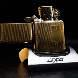 Zippo 1960s – 10K Gold Filled – #20A ROPE – Bọc Vàng 10K – Hoa Văn Sang Trọng 1