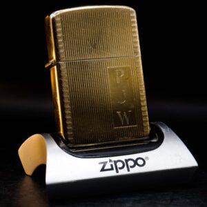 Zippo 1960s – 10K Gold Filled – #20A ROPE – Bọc Vàng 10K – Hoa Văn Sang Trọng