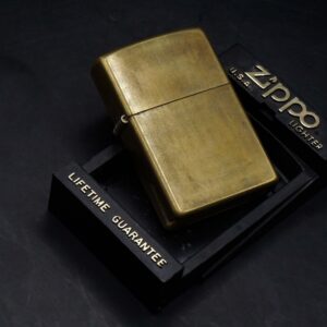 Zippo 2001 – Đồng Phôi – Solid Brass – Đồng Thô – H-01 1