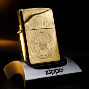 Zippo 2002 – Gold Plate – United States Marshals Service 25 Zippo 2002 – Gold Plate – United States Marshals Service 20