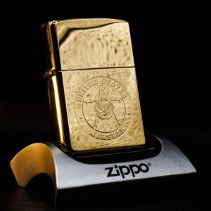 Zippo 2002 – Gold Plate – United States Marshals Service