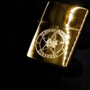 Zippo 2002 – Gold Plate – United States Marshals Service 39 Zippo 2002 – Gold Plate – United States Marshals Service 6